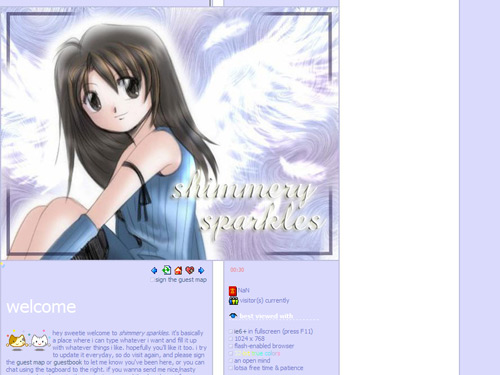 Version 1 of sparklette.net - Angel Wings Version 1 of sparklette.net - Angel Wings