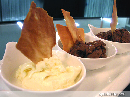 Lychee Martini, Chocolate & Whiskey, Chocolate & Coffee Crunch ice cream Lychee Martini, Chocolate & Whiskey, Chocolate & Coffee Crunch ice cream